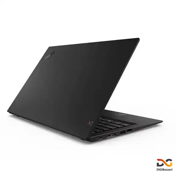 نمای-پشت-laptop-lenovo-thinkpad-x1 لپ تاپ اقتصادی Lenovo ThinkPad X1 Carbon 5th با پردازنده i7 و بدنه فیبر کربن در فروشگاه دیجی بازاری