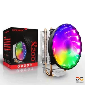 خنک‌کننده پردازنده COOLMOON X200 با نور RGB