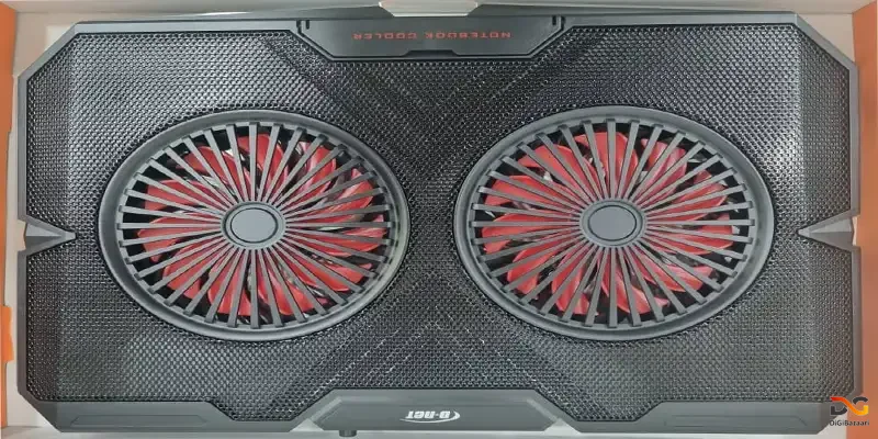 CoolPad D-net DT80 لپ تاپ استند قابل تنظیم ارتفاع دارای فن دوگانه و نورپردازی زیبا