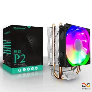 کولر پردازنده COOLMOON مدل P2 از روبرو