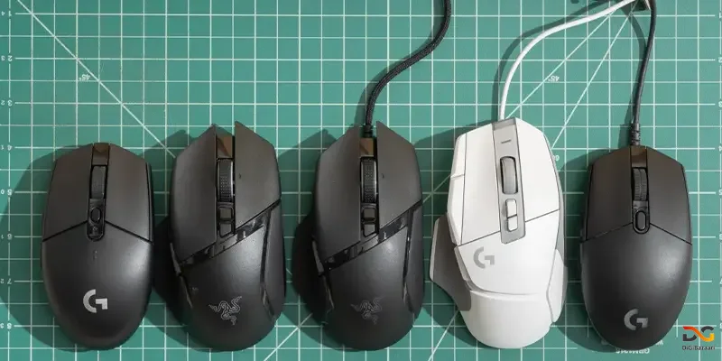 مقایسه موس سیمی و بی‌سیم برای کاربری حرفه‌ای در دیجی بازاری