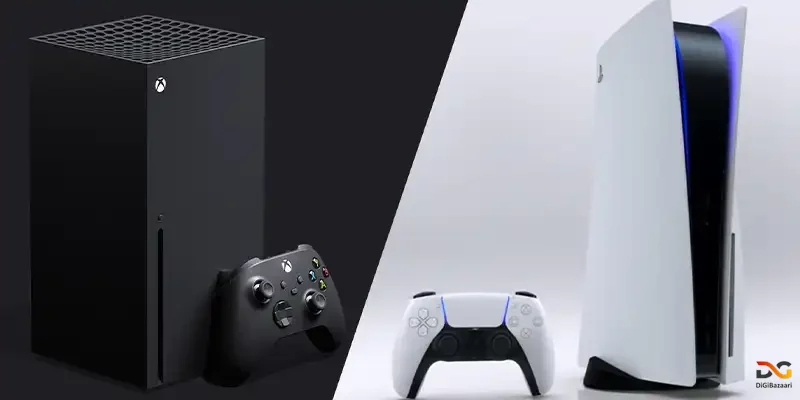 نمونه کنسول های نسل 9 ps5 و xbox x در دیجی بازاری