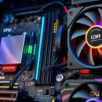 خنک کننده بادی روی پردازنده در حال کار دیجی بازاری