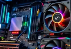 خنک کننده بادی روی پردازنده در حال کار دیجی بازاری