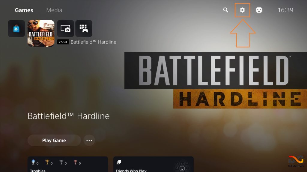 How to Find Settings on PlayStation 5 یافتن منوی تنظیمات در پلیاستیشن ۵.